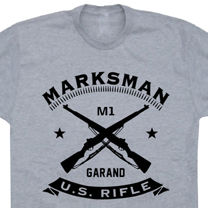 Buy EnjoytheSpirit Marksman T Shirt M1 Garand Vintage Military Rifle T Shirt