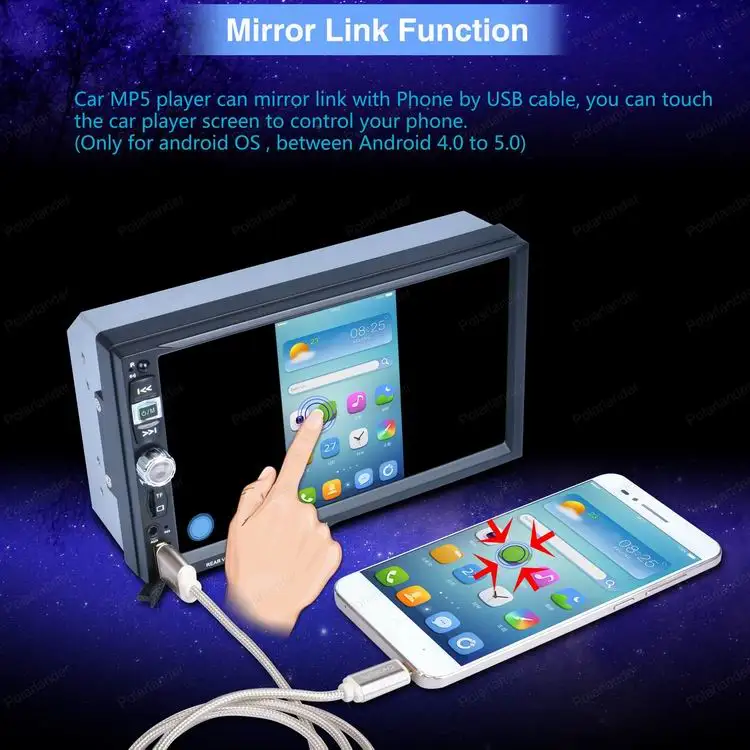 How To Mirror Android Phone To Car Screen Classic Car Walls