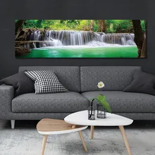 Blue Lake Canvas Painting Wall Pictures for Living Room posters and prints waterfall Landscape poster Blue Lake Canvas Painting Wall Pictures for Living Room posters and prints waterfall Landscape poster