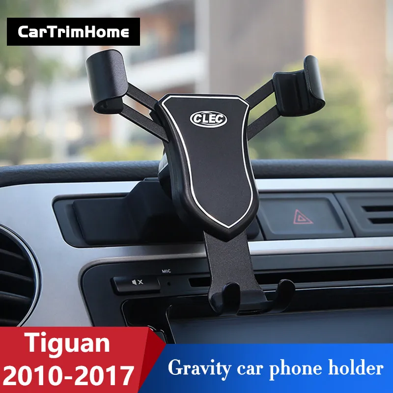 2010- Tiguan аксессуары для Volkswagen Tiguan держатель для телефона вращающийся держатель для смартфона держатель для автомобиля с вентиляционным отверстием