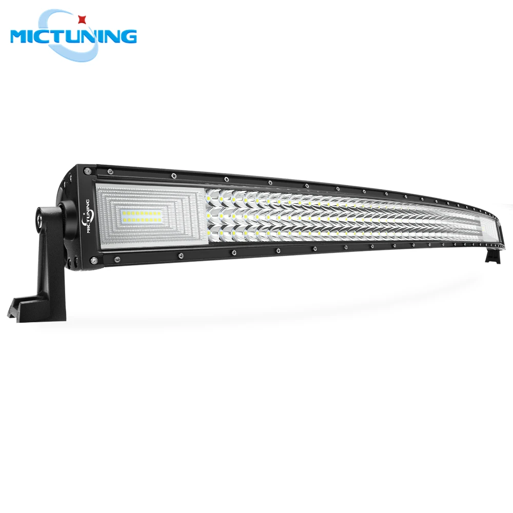 

MICTUNING 52" Tri-row Curved LED Light Bar 22500LM Super Bright Spot Flood Combo Offroad Led Work Driving Lamp Car Truck SUV ATV