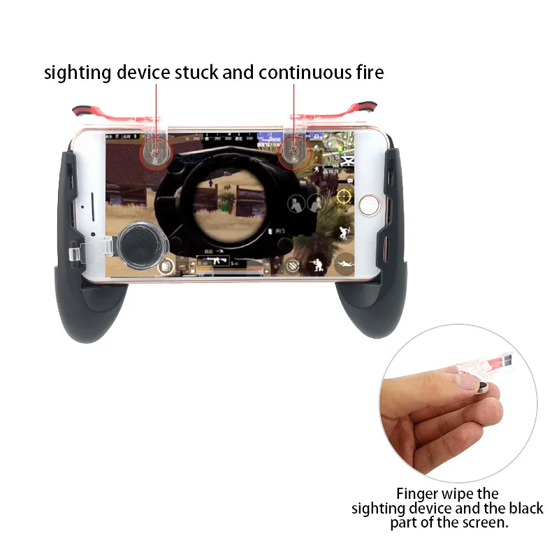  Gamepad Shooting Game Aid Sighter Jedi Survival Fortress Night PUBG Gamepad Smart Phone Game Handle