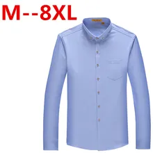 9XL 8XL 7XL 6XL 5XL 4XL Mens Shirt Long Sleeve Slim Fit Clothing Man Dress Shirts Vestidos Camisa Social Masculina Chemise Homme