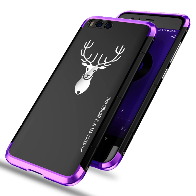 

Luxury Element Phone Bag Cases for Xiaomi Mi6 with Designer's Aluminium and PC Case Printing Cover For Xiaomi Mi 6 (5.15")