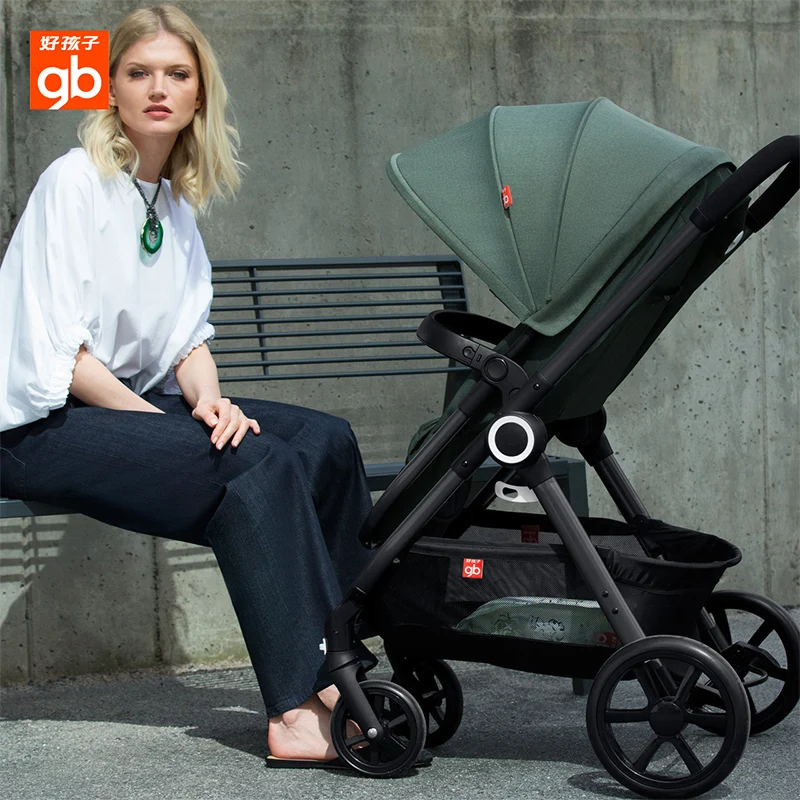 

GoodBaby Baby Stroller Baby Child Can Sit Lie Reclining High Landscape Light Comfortable Two-way Shock Shock Resistant GB105