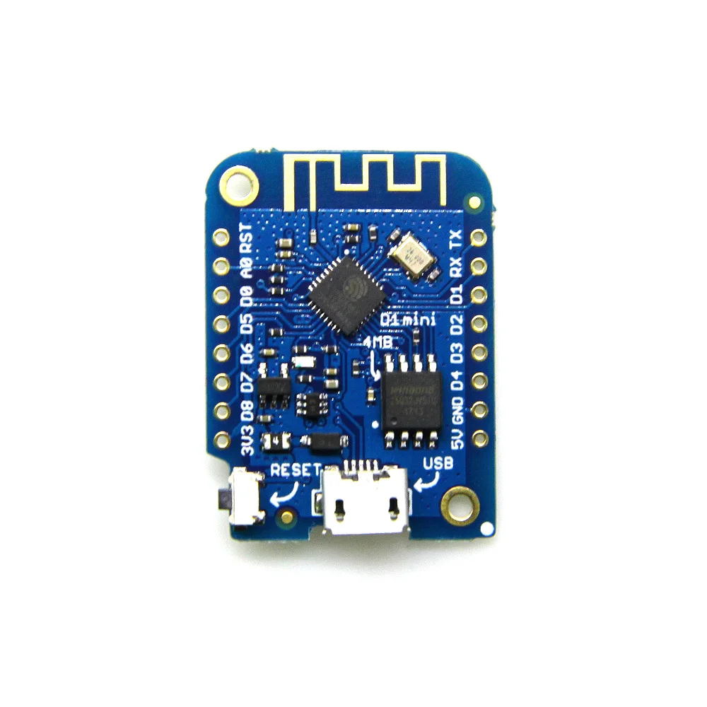 

D1 mini V3.0.0 WIFI IOT 4MB development board ESP8266 for Arduino for MicroPython for Nodemcu Compatible