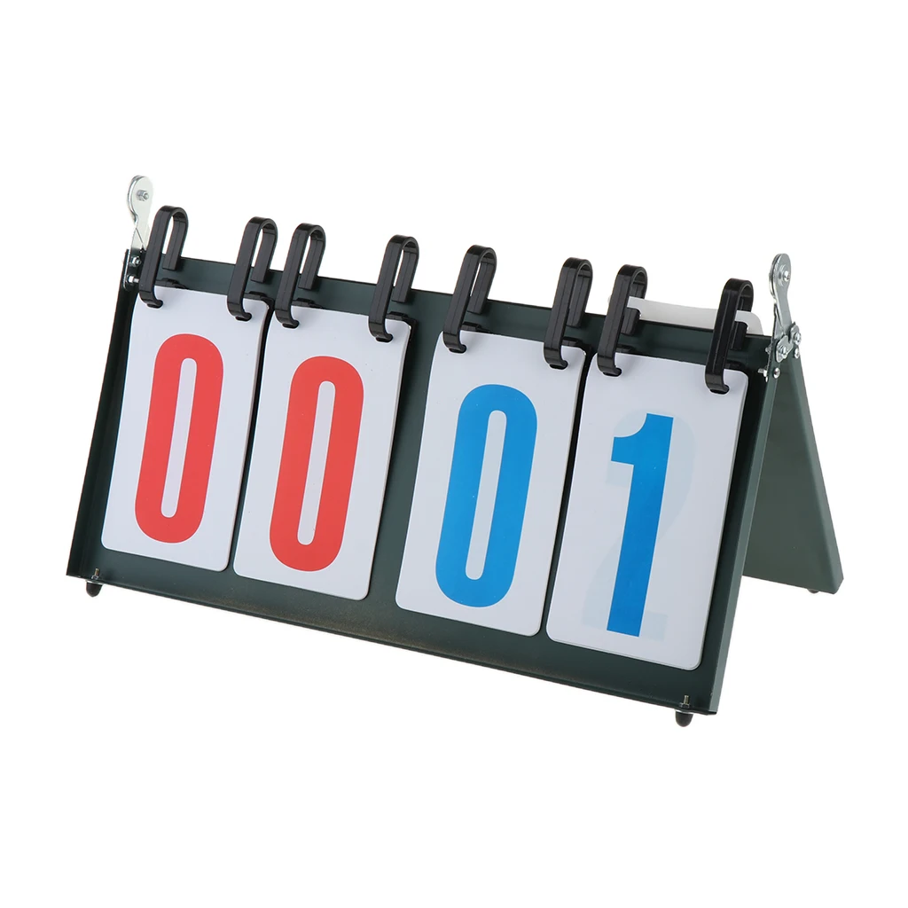 Flipper Scoreboard Easy-flip Scorekeeper Fits for Basketball, Baseball, Tennis, Football, Very Easy to Use