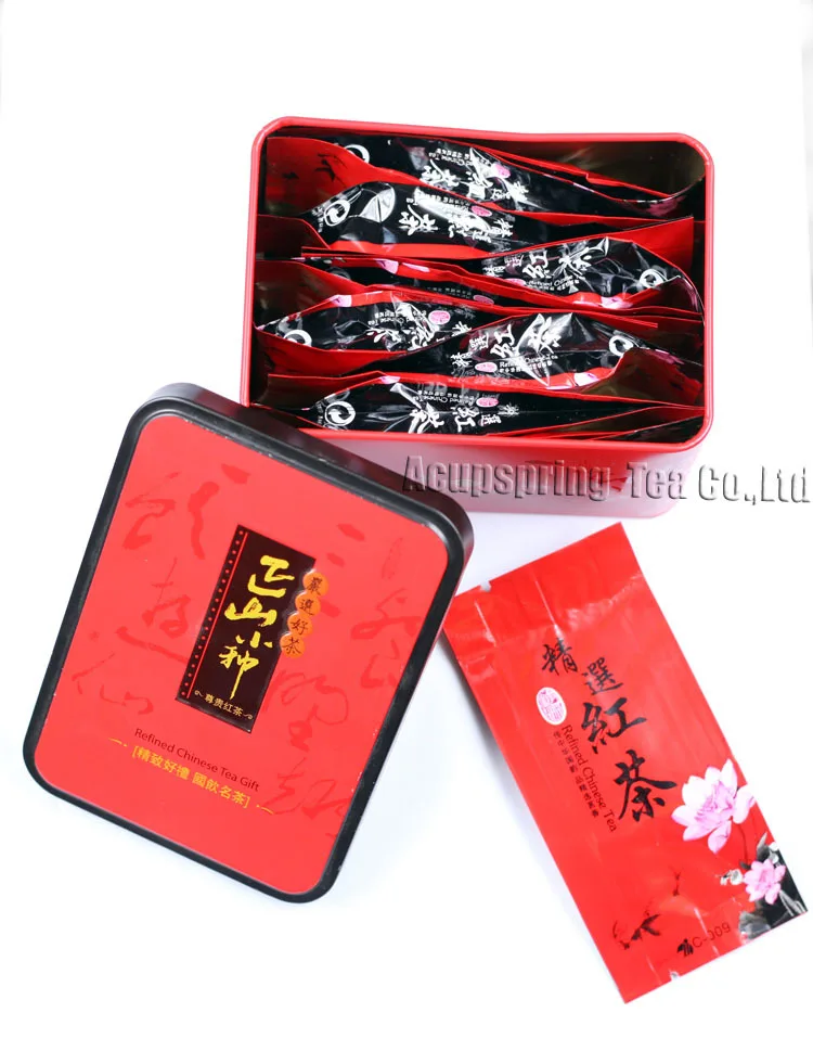 

10 bags Jinjunmei  Tea,Tin Gift Package, 2016 Spring tea, 100g Top Quality  Wuyi Black Tea, Famous Lapsang , weight loss Food