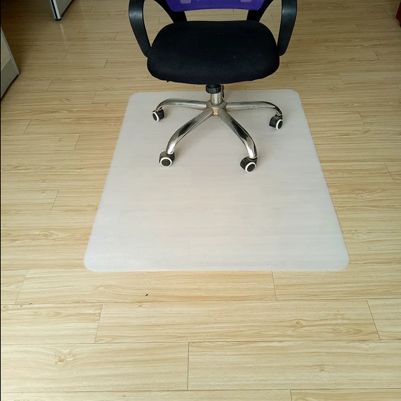 Пластиковый PE Противоскользящий коврик, коврик для защиты пола, квадратный зеленый коврик для стула, нескользящий ковер, офисный поворотный стул, коврик для гостиной
