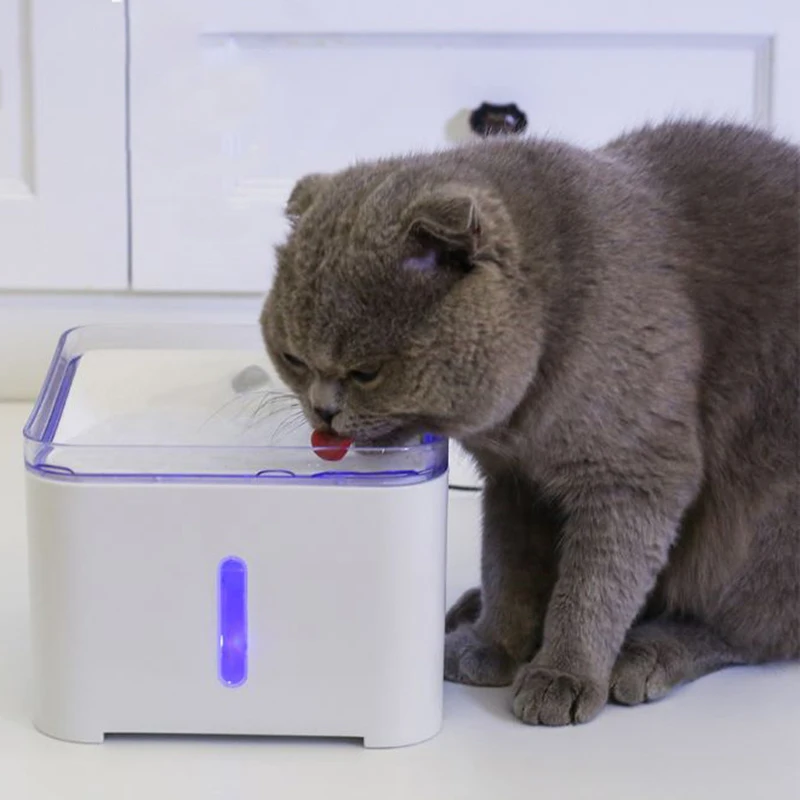 Drinksmart фонтан для домашних животных-умное управление приложением светодиодный диспенсер для воды для собак и кошек-дистанционное управление-контроль уровня воды и