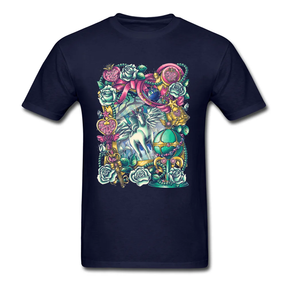 Fashionable Short Sleeve Tees Summer/Fall O-Neck Cotton Men T Shirts Guardian of the Dream World Fashionable T Shirt 2018 Newest Guardian of the Dream World navy