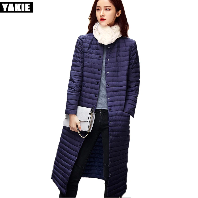 Женский тонкий длинный пуховик на белом утином пуху|coat down|coat fashioncoat 2016 |