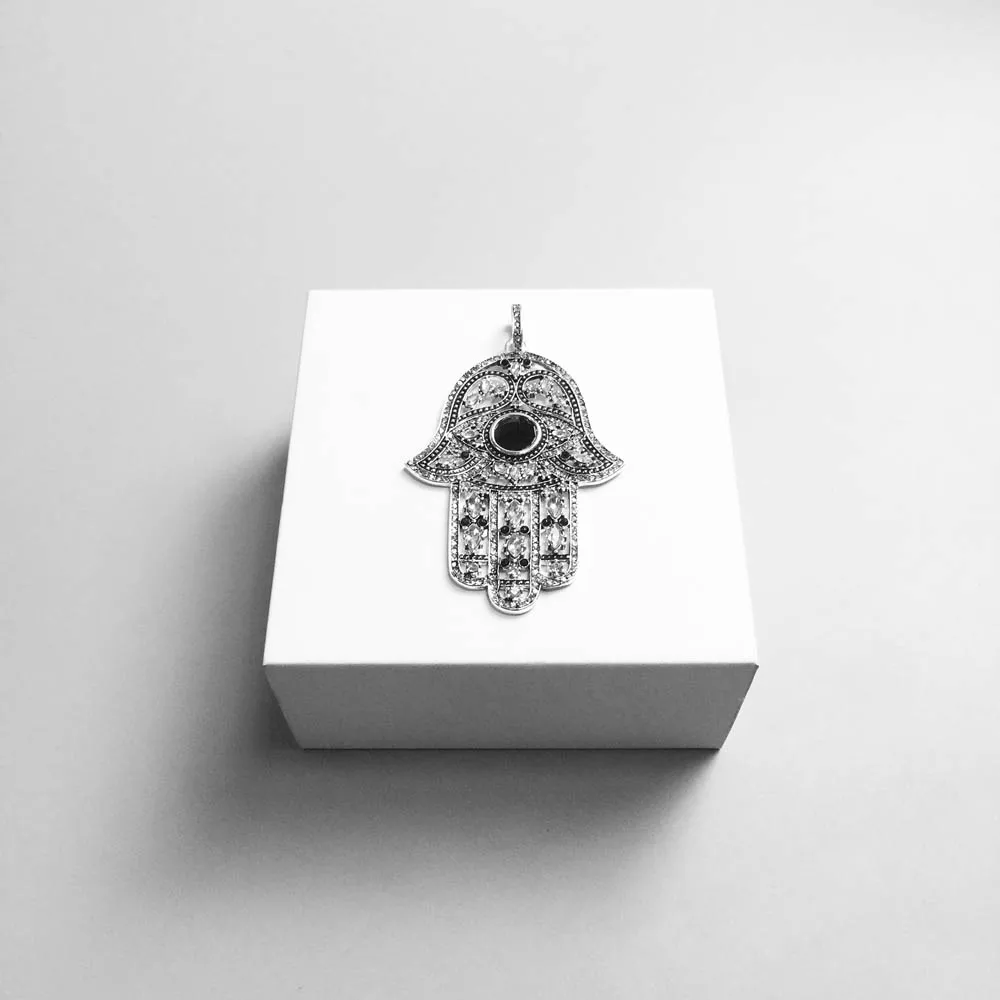 Anhanger ручная подвеска Фатима, новые модные ювелирные изделия из стерлингового серебра 925 пробы классический подарок для женщин девушки ожерелье