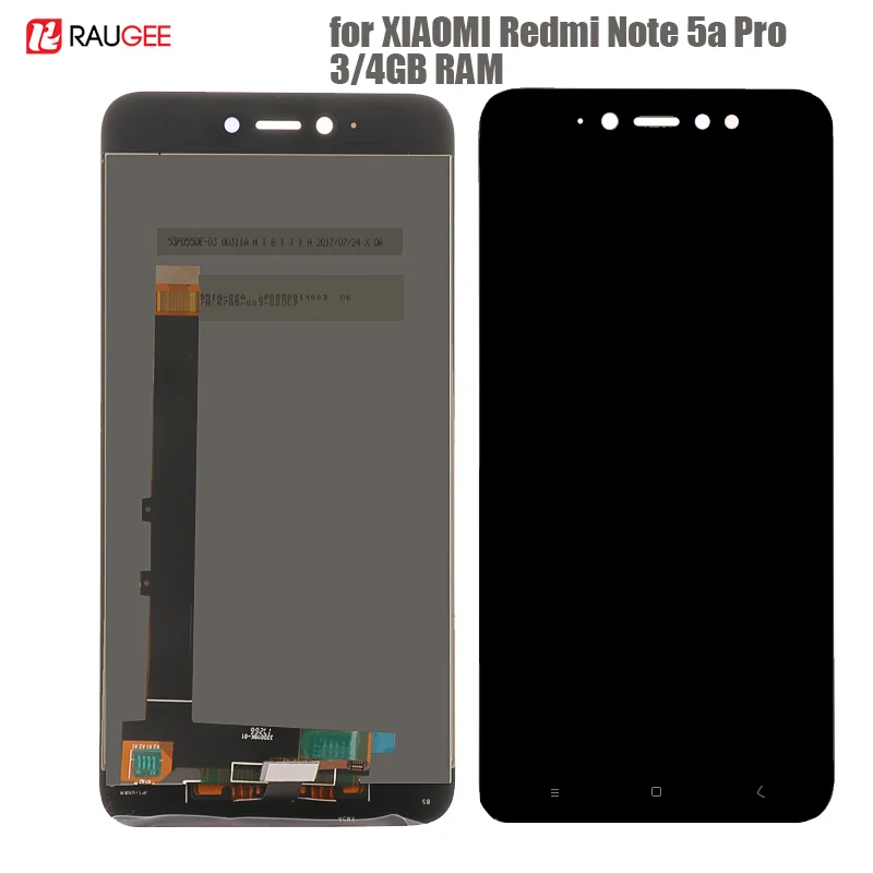 

For Xiaomi Redmi Note 5A Pro LCD Display +Touch Screen Digitizer Replacement For Redmi Note 5A Pro 3G RAM/4G RAM Global Version