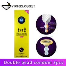 3pcs Penis Condoms Double Soft Beads Condoms Penis Extender Enlarger Penis Sleeve Erotic Toys For Men Lubricating Cock Ring 3pcs Penis Condoms Double Soft Beads Condoms Penis Extender Enlarger Penis Sleeve Erotic Toys For Men Lubricating Cock Ring