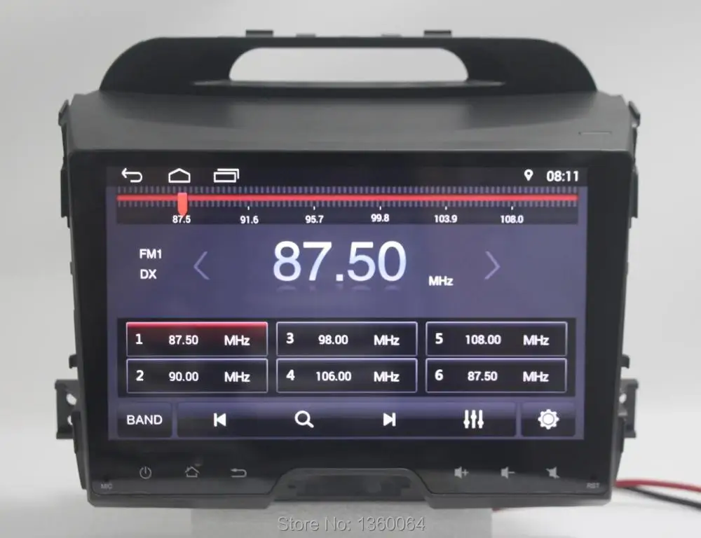 Excellent Nedehe Quad core 2G RAM+16G ROM Android 6.0 car dvd gps navigation car radio stereo for KIA sportage 2011 2012 2013 2014 2015 10