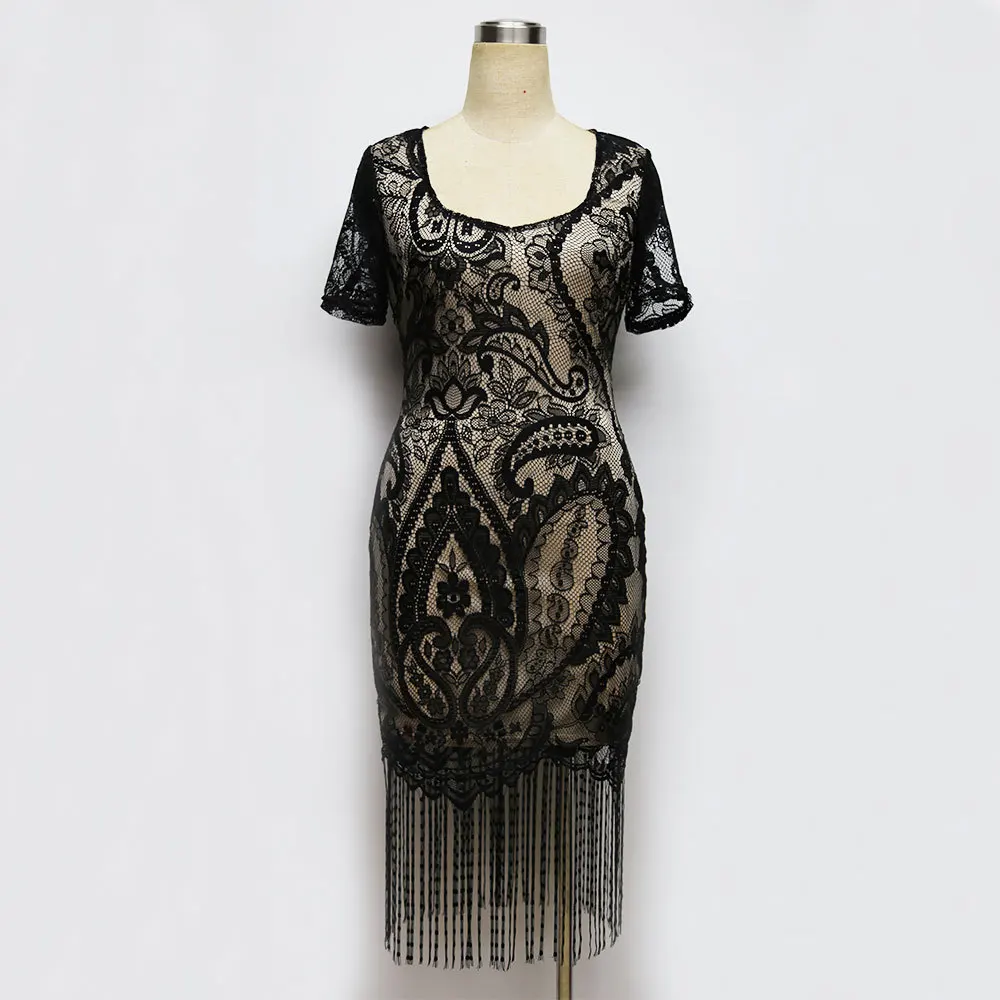 autumn dress new V-neck short-sleeved tassel hem hip dress female embroidery blue mesh Sexy fringe dress women party dresses autumn dress new V-neck short-sleeved tassel hem hip dress female embroidery blue mesh Sexy fringe dress women party dresses