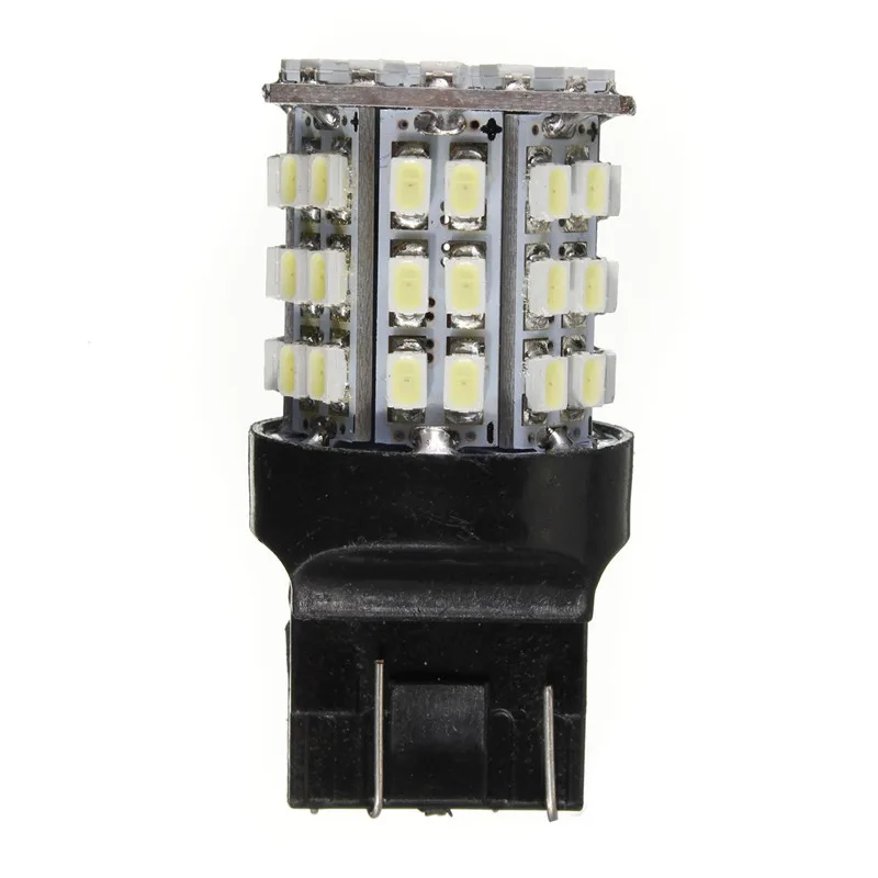 T20 7443 W21W W21/5 Вт 64 SMD 1206 Автомобилей обратно до лампочки автоматического резервного копирования чистый белый 6000 К