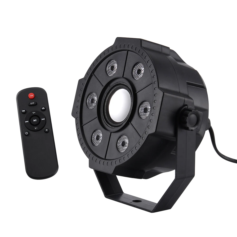 

Mini DJ Disco Ball Stage Light 6 LED RGB Wash Effect Par Light Auto Indoor Disco Lamp JA55