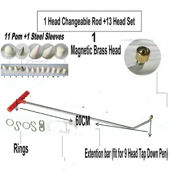 Price 1 Pcs Magnetic PDR Hook Tools Push Rod Car Crowbar Paintless Dent Repair Tools PDR Dent Puller Lifter Kits Ding Hail Puller Set