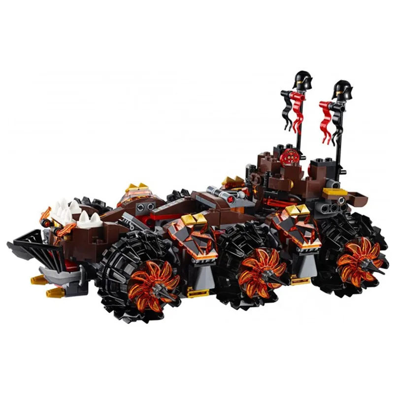

mylb Nexus Knights Siege Machine Model building kits compatible with lego city 3D blocks Educational children toys