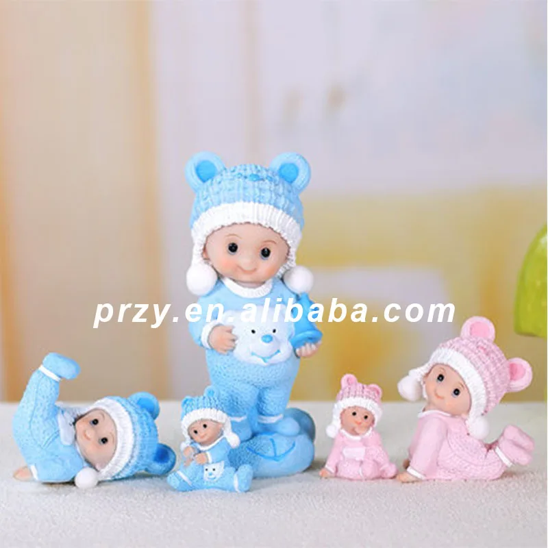 Przy Fondant силиконовая 3D форма милые детские куклы для украшения торта три размера