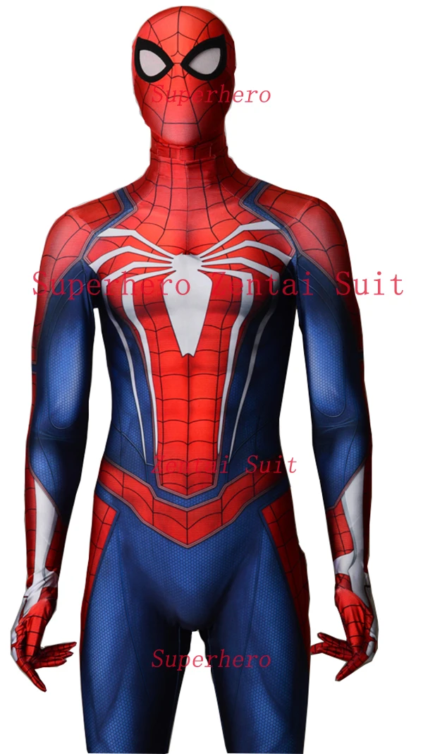 Костюм Человека паука Insomniac 2018 костюм для PS4 игр с 3D принтом взрослых и детей на