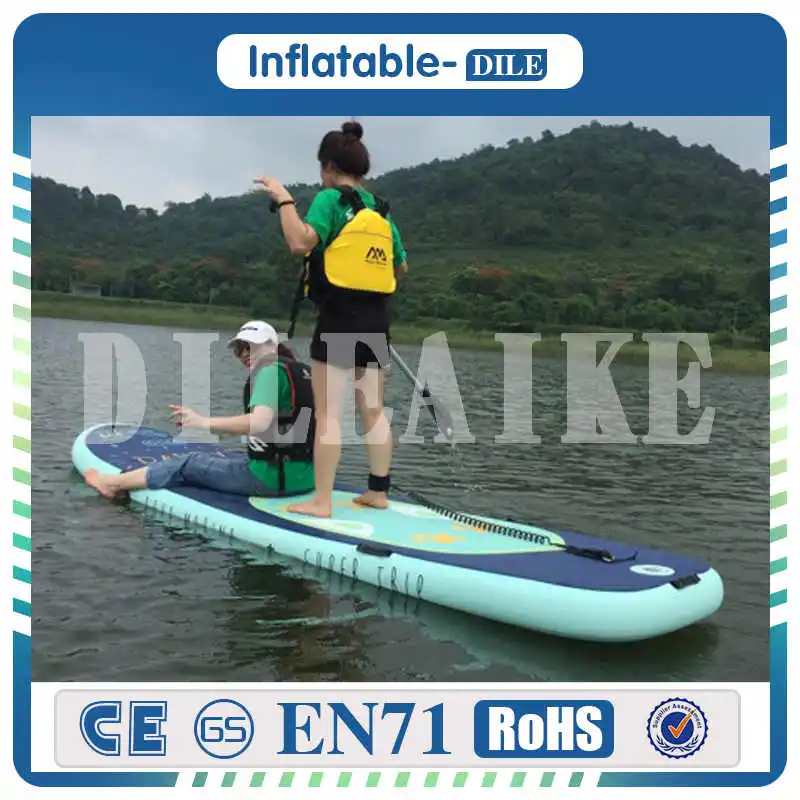 

305x76x15cm inflatable stand up paddle surfboard, inflatable longboard surfboard for sale