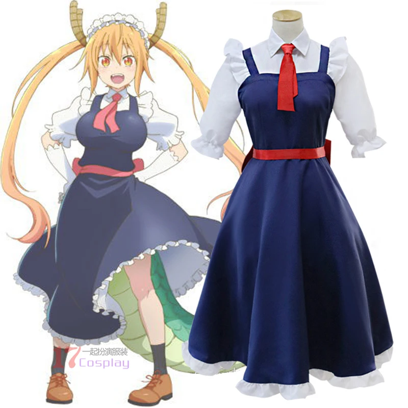 

Anime Kobayashi-san Chi no Maid Dragon Toru Tohru Maid Cosplay Costume