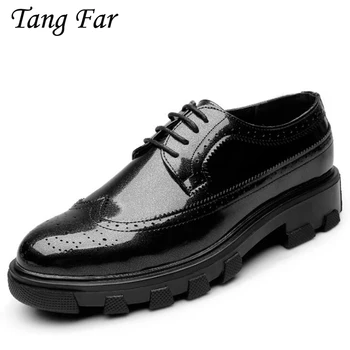 

Men Flats Loafers Male Shoes Fashionable Mens Casual Patent Leather Shoes Comfortable Soft Handmade Driving Shoes