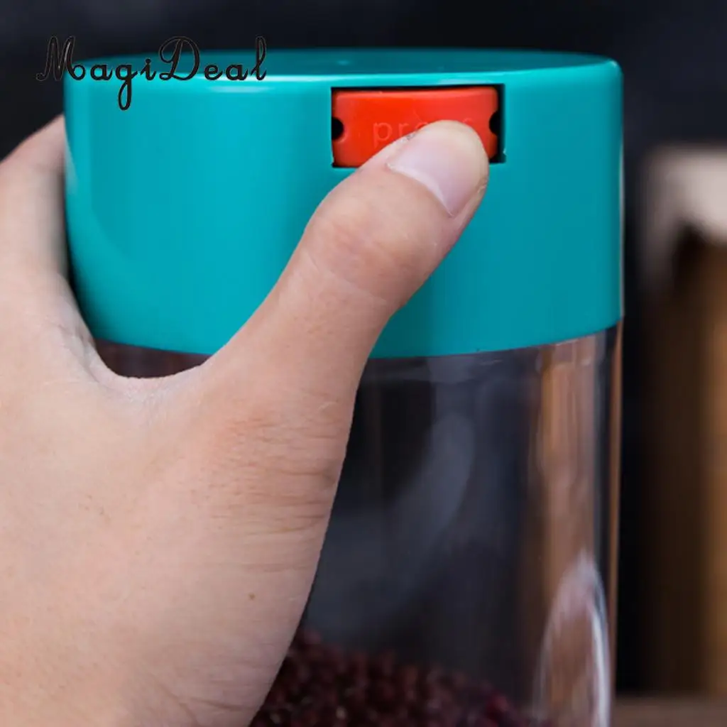 Vacuum Sealed Storage Jar Can Container for Coffee Beans, Tea and Dry Goods