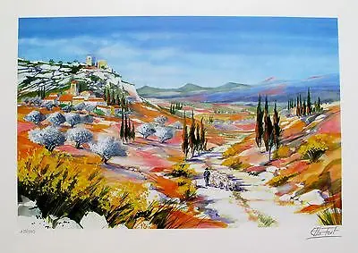 Ella Fort paysage en Provence vallée France peintures à l