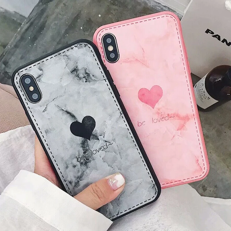 

Cold Wind Phone Capa Case For iPhone X Cases XR XS MAX Marble Cover Anti-knock For iPhone 6 S 6S 7 8 Plus Silicone Sofe Fundas
