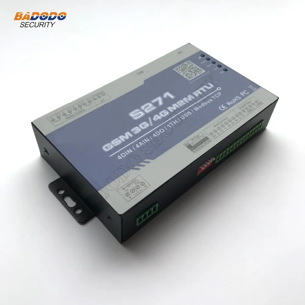 S271 GSM 3G/4G версия M2M RTU беспроводной SMS мульти I/O порт пульт дистанционного