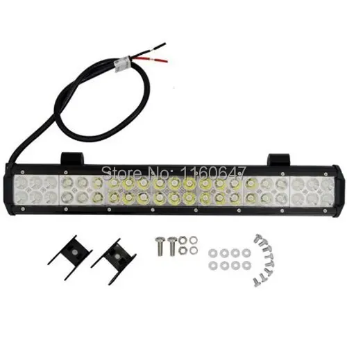 2 шт. 22 дюймов 126 Вт LED-бар место потока ip67 4x4 ван светодиодный внедорожных свет 126 вт пикап utv Wagon двойной ряд грузовиков led свет работы бар 12 В