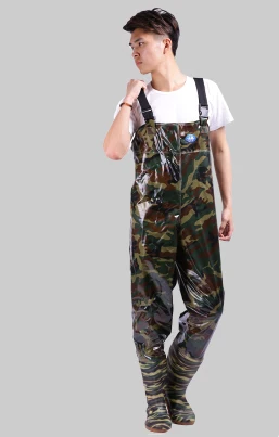 Size43 Fishing Wader Водонепроницаемый дышащий прорезиненный комбинезон с сапогами для рыбалки утолщенные камуфляжные болотные сапоги botas de pesca militares hombre army shoes мужские - Цвет: Size43 Fishing Wader