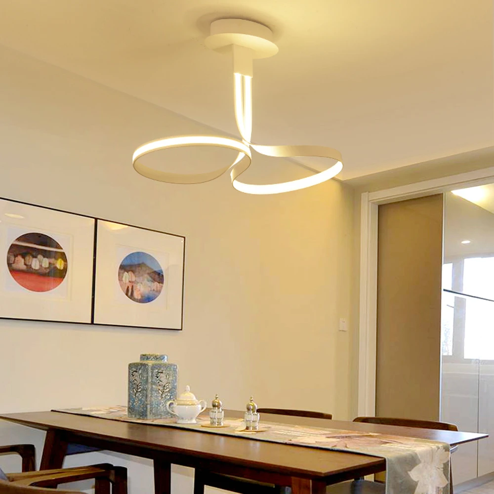 

LED Nordic Iron Acrylic Minimalism LED Lamp.LED Light.Ceiling Lights.LED Ceiling Light.Ceiling Lamp For Foyer Bedroom