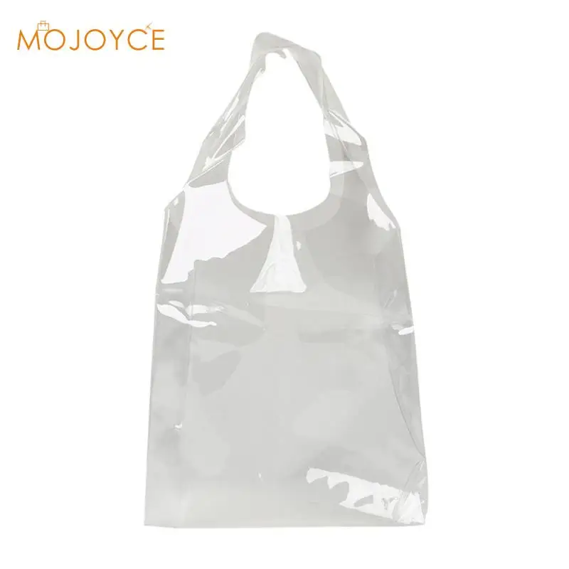 Модная ПВХ сумка-тоут, прозрачная пластиковая сумка для покупок, Подарочная сумка, сумка Bolsa de la compra, новинка, Прямая поставка