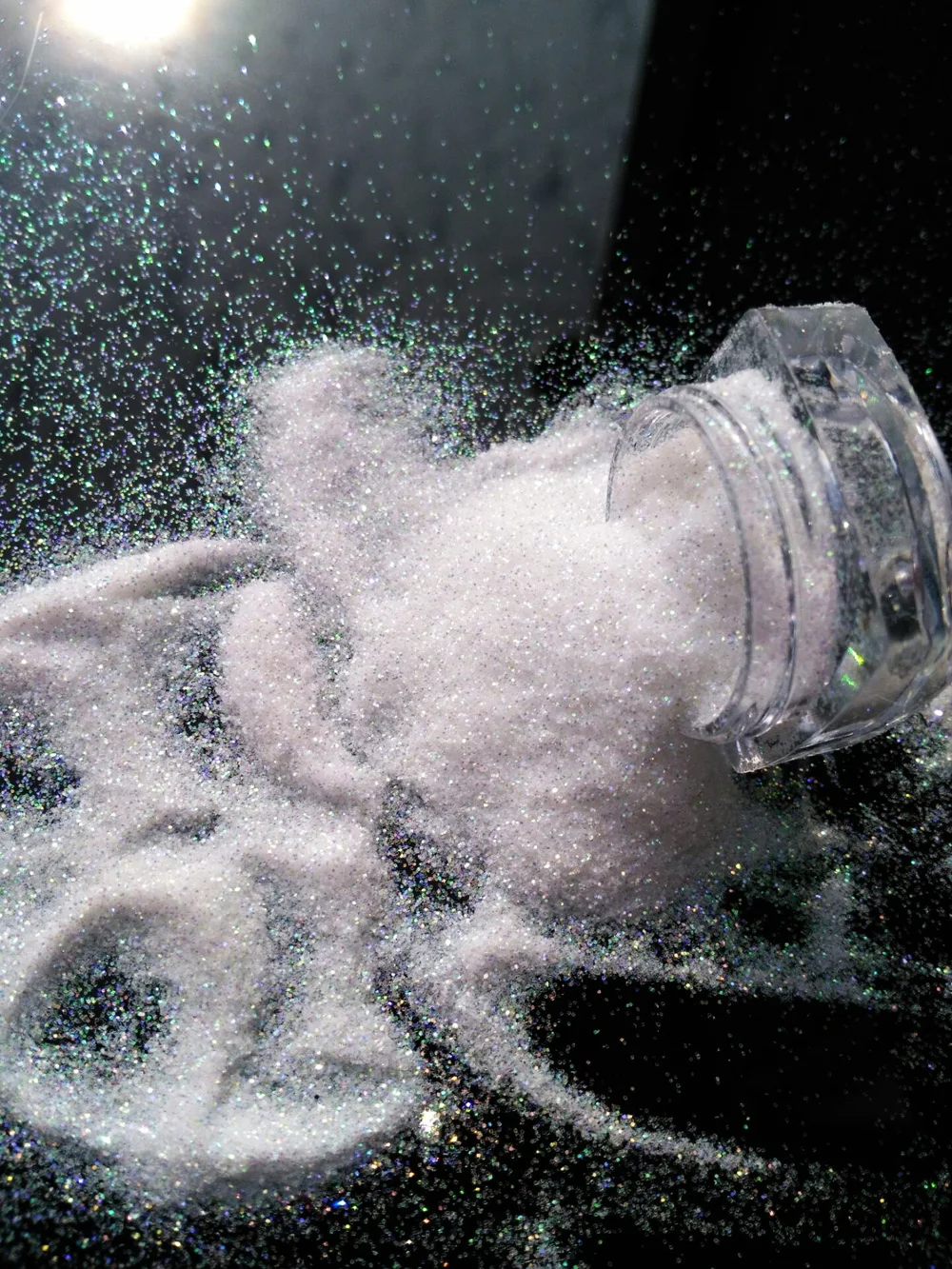5g Pot White Holo Ultra Fine Glitter .008 - Craft Beautiful Glitter Nail art ice cream Sunday For Acrylic & Gel Application