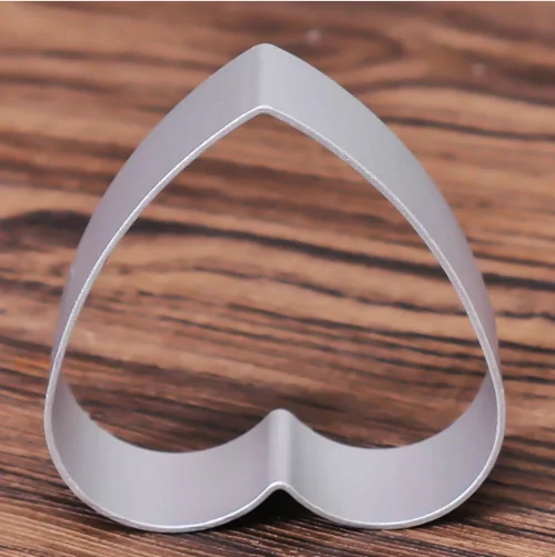 

1Pcs Stainless Steel Heart Shaped Gift Cookie Mould Cutting Mould Fondant Pastry Sugar Cutter Mould Baking Tools 70