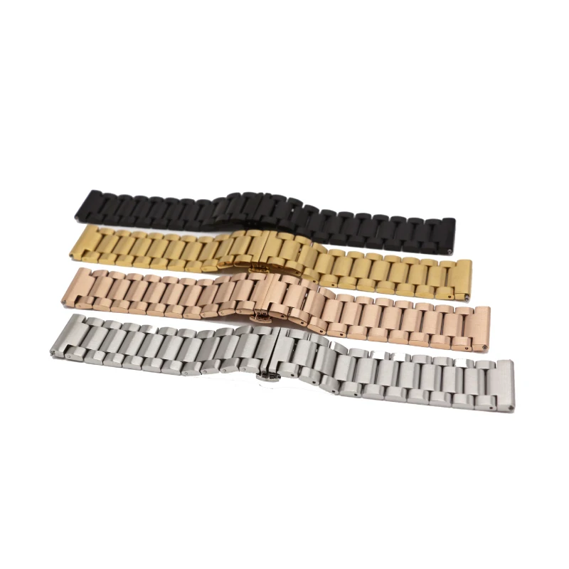 Ремешок для часов из нержавеющей стали умных 16 мм 20 24 мм|Ремешки часов| |