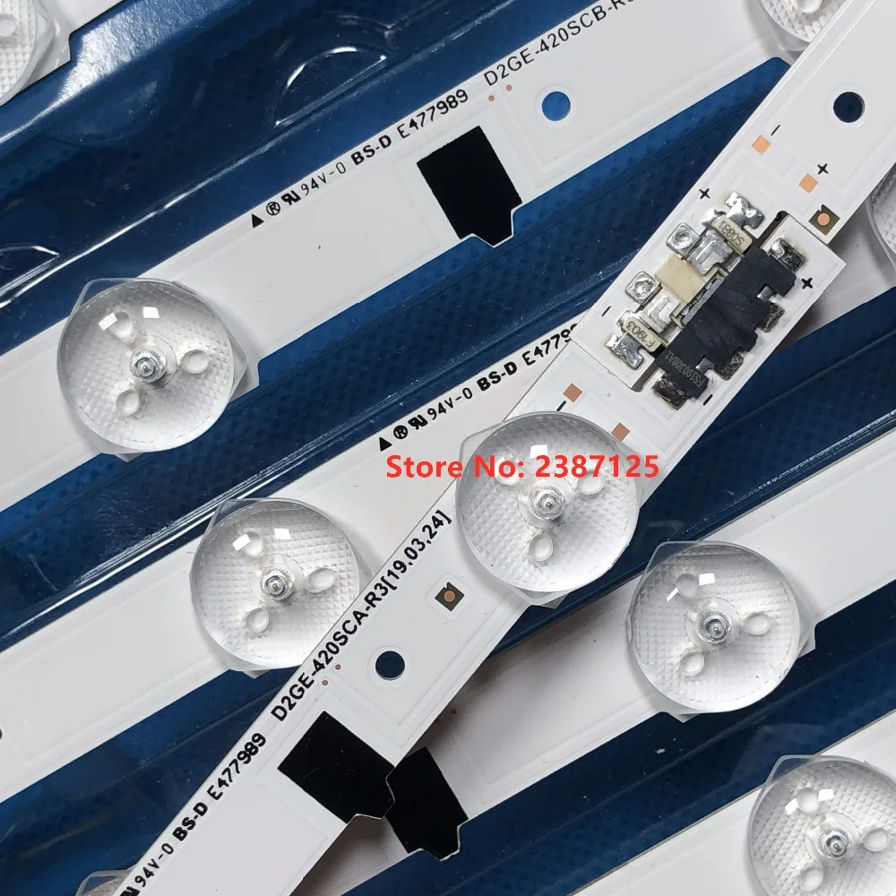 Светодиодный Подсветка полоса 14 лампы для SamSung 42 "ТВ D2GE-420SCB-R3 D2GE-420SCA-R3 2013SVS42F HF420BGA-B1 UE42F5500 CY-HF420BGAV1H
