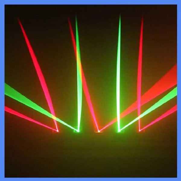 Горячая продажа профессионального 4 объектив RG 600 МВт RG DMX лазерного сканирования DJ Танцевальная Вечеринка флэш-шоу Дискотека Рождество