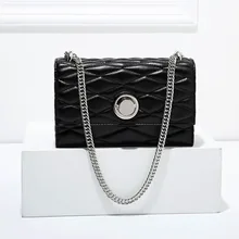 2018 Novo Pequeno Saco Cadeia Ombro Feminino Mochila Menina Sacos Crossbody Para As Mulheres de pele de Carneiro Couro Genuíno Bolsa Feminina