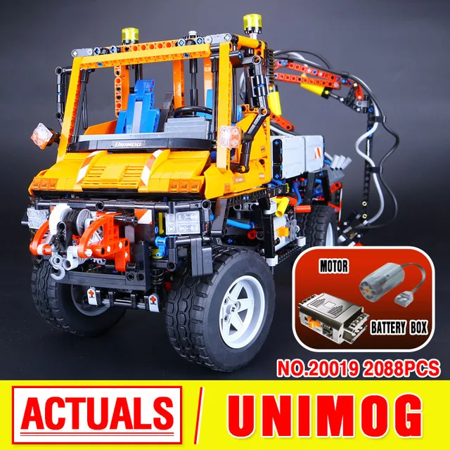 

LEPIN 20019 2088Pcs Technic Truck Unimog U400 Model Building Kits Blocks Bricks Funny Educational Gifts Compatible Toys 8110