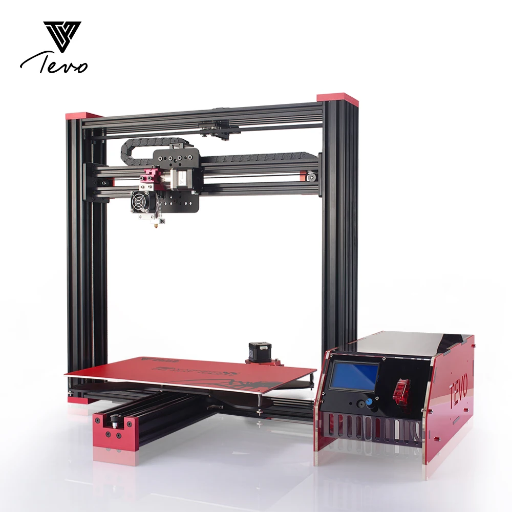 Impresora 3D TEVO Black Widow 3d принтер 370*250*300 мм MK3 алюминиевая Горячая кровать для OpenBuild