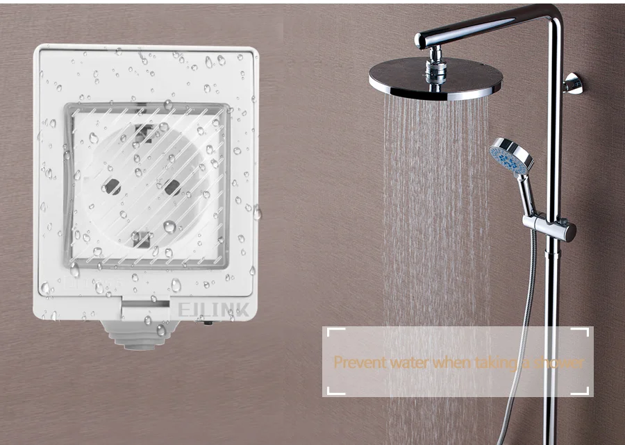 EJLINK Waterproof Wifi Socket IP55 Wifi Outlet Smart Plug Ewelink App Remote Control Outdoor Socket IOS and Android App Control (5)
