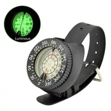 Mini Wristwatch Design Compass Lightweight Portable Waterproof Plastic for Swimming Diving Water Sports Accessory