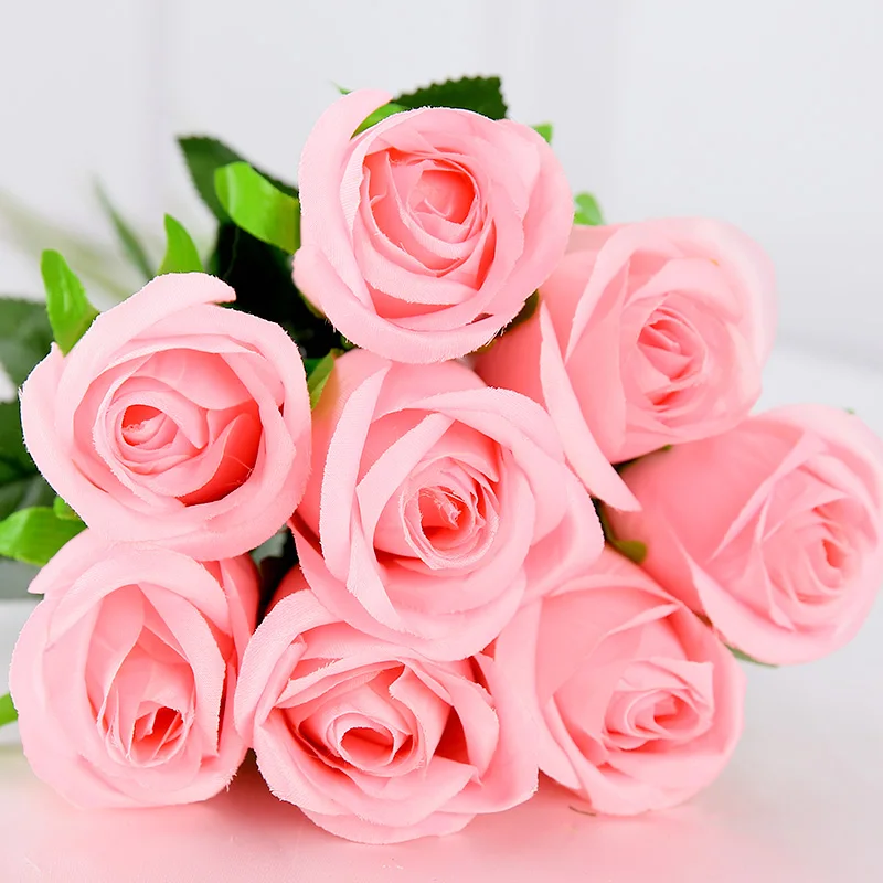 Detail Feedback Questions About Pink Color Real Touch Rose Decor Detail Feedback Questions About Pink Color Real Touch Rose Decor Artificial Flowers Silk Latex Wedding Bouquet Party Birthday Christmas