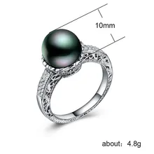 925 silver jewelry stainless steel ring Zircon couple pearls rings Treasure luxury Indian jewelry Stone vintage black pearl B954 цена 925 silver jewelry stainless steel ring Zircon couple pearls rings Treasure luxury Indian jewelry Stone vintage black pearl B954 цены онлайн